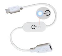 Zkydhbd Tipo C Maschio A Femmina Touch Dimmer Controller Con Non Flicker E Blu Indicatori Cavo Per Illuminazione Confortevole Touch Dimming Controller