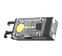 Zkydhbd Torcia solare portachiavi tasche solari torcia piccola titolare lega di alluminio struttura per facile trasporto e prestazioni piccola torcia a LED