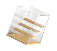 Zkydhbd Trasparente Acrilici Scatola di Immagazzinaggio per Modelli di Giocattolo Mensola Rimovibile Organizzatore di Gioielli Robusto Collezionismo Vetrina Contenitore Acrilico