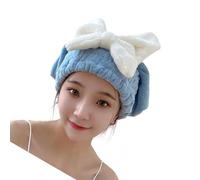 Zkydhbd Turbante delicato per asciugare i capelli con cappello elastico per capelli lunghi palestra viaggio essenziale principessa asciugatura rapida microfibra cappello da bagno