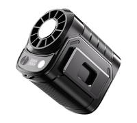 Zkydhbd Ventilatore da appendere in vita Lavoro all'aperto Escursionismo Campeggio Arrampicata Clip ricaricabile di raffreddamento mobile per pesca all'aperto Ventilatore portatile