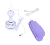Zkydhbd Ventilatore da soffitto portatile per interni ed esterni con telecomando per interni USB per tenda da campeggio