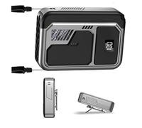 Zkydhbd Ventilatore portatile in vita ricaricabile staccabile ventola di raffreddamento 5 velocità Clip da cintura portatile per campeggio all'aperto Clip On