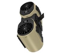 Zkydhbd Ventola da appendere in vita Lavoro all'aperto Escursionismo Campeggio Arrampicata Ventilatore di raffreddamento Mobile Clip Ricaricabile