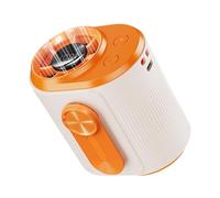 Zkydhbd Ventola ricaricabile con clip in vita con 100 velocità USB alimentato silenzioso Operazioni Texture per campeggio ufficio viaggio USB portatile clip ventilatore in vita