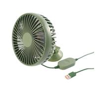 Zkydhbd Ventosa portatile Ventilatore per auto Ventilatore per auto Elettrica Auto Raffreddamento 360 Gradi Rotante Per Uso Uff