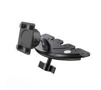 Zkydhbd Versatile Slot per disco compatto Supporto per telefono da auto Supporto per rack Inserimento sicuro Giunto a sfera a 360 gradi rotante regolabile Inserimento stabile per auto Compact Disc