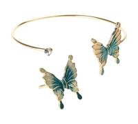 Zkydhbd Versatile Starlights Farfalla gioielli accessorio convertibile in anelli per donne alla moda abiti eleganti data notte gioielli