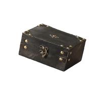 Zkydhbd Vintage Europeo di Legno Tronco di Viaggio Spazioso Caso Di Immagazzinaggio Per La Decorazione Domestica E Abbigliamento Organizzazione Casa
