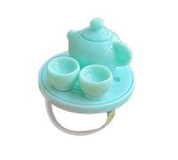 Zkydhbd Vintage Resina Acrilico Anelli Simulazione Bollitore Tè Set Nuovo Cinese Creativo Gioielli Per Le Donne E Gli Uomini Eleganti Bande, Misura unica, come descritto, come descritto