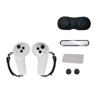 Zkydhbd VRs - Kit di protezioni per maniglie per 4Ultra con cover in silicone e pellicole per obiettivi, custodia in silicone per controller di presa migliorata