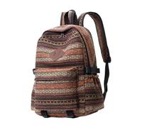 Zkydhbd Zaino alla moda e funzionale stile etnico borsa per la scuola borse per libri per adulti ideale per spostamenti quotidiani e avventura zaino per uso quotidiano, cachi