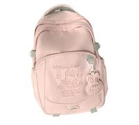 Zkydhbd Zaino da scuola per adolescenti con ricamo del fumetto zaino di grande capacità zaino da scuola con tasca multipla borsa per libri per adolescenti ragazzi ragazze zaino grande capacità, B