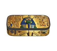 Zkyfll Antico Egitto Tribe Series stampa grande capacità matita caso sacchetto organizzatore portatile borsa trucco borsa cosmetica