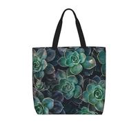 zkyfll Borsa tote da donna con stampa grassa verde borsa per la spesa riutilizzabile grande borsa da spiaggia viaggi vacanze lavoro