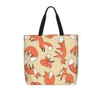 zkyfll Molte volpi stampa Tote Bag per le donne riutilizzabile shopping bag grande borsa da spiaggia viaggio vacanza lavoro