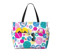 zkyfll Simpatica borsa da spiaggia impermeabile con stampa infermiera per donne borsa da viaggio divertente borsa da viaggio