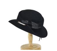 ZKYUCH Cappello da Sole Elegante Lavorato A Maglia da Donna, Cappello A Secchiello A Tesa Larga con Decorazioni Traspiranti con Perle/Rosa per L'Estate,Colore6