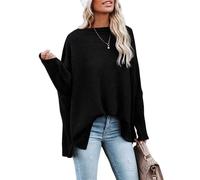ZKYUCH Donna Maglia Top Waffle Cross Spalla Autunno Regolare Top,Color6,L