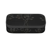 ZKZBDPLK Astuccio a strati ad alta capacità con stampa farfalla su margherita, versatile, con stampa completa, realizzato in resistente tessuto Oxford, Rosa in metallo., Taglia unica, Set di zaini per