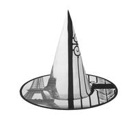 ZKZBDPLK Cappello a punta per Halloween con stampa Torre Eiffel di Parigi Cappello decorativo di