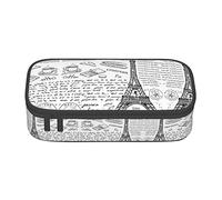 ZKZBDPLK Red Sky at Night Starry Print - Astuccio a strati ad alta capacità, versatile, organizer con stampa completa, realizzato in resistente tessuto Oxford, Caffè parigino Torre Eiffel, Taglia