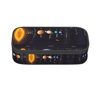 ZKZBDPLK Red Sky at Night Starry Print - Astuccio a strati ad alta capacità, versatile, organizer con stampa completa, realizzato in resistente tessuto Oxford, Sistema vegetale Giove, Taglia unica,