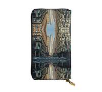 ZKZBDPLK Streets of New York City Print Eccezionale Portafoglio lungo in pelle - Pochette di alta qualità con design completo di stampa - Una splendida dichiarazione di classe e durata, Strade di New