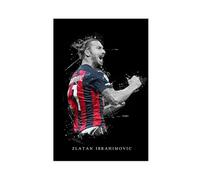 Zlatan Ibrahimovic 07, poster su tela per camera da letto, 60 x 90 cm