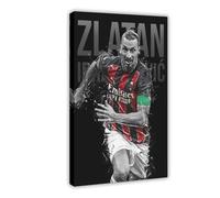Zlatan Ibrahimovic 1 (2) poster su tela, decorazione per camera da letto, 60 x 90 cm