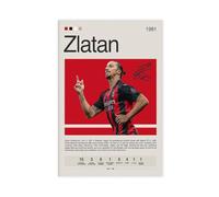 Zlatan Ibrahimovic 1 (3) poster su tela, decorazione per camera da letto, 60 x 90 cm