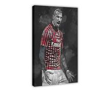 Zlatan Ibrahimovic 5, poster su tela, decorazione per camera da letto, 30 x 45 cm