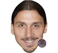 Zlatan Ibrahimović Maschere di persone famose, facce di cartone