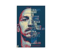 Zlatan Ibrahimovic Poster Art Room Estetica Poster Stampa Art Wall Painting Poster Tela Regali Moderna Camera da Letto Decor 40 x 60 cm