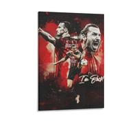 Zlatan Ibrahimovic - Poster su tela, da appendere alla parete, decorazione per la casa, 30 x 45 cm