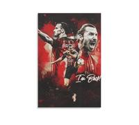 Zlatan Ibrahimovic - Poster su tela, stampa artistica da appendere alla parete, decorazione per la famiglia, 60 x 90 cm