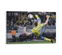 Zlatan Ibrahimovic - Poster su tela, stampa artistica da parete, decorazione moderna per camera da letto, 50 x 75 cm