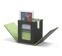 ZLCA MTG Deck Box con finestra di visualizzazione Commander, scatola per la conservazione di carte collezionabili, contiene 100 carte a doppia bustina protettiva, adatta per carte TCG/CCG/PTCG/EDH