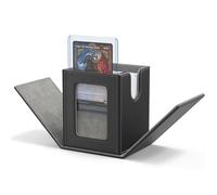 ZLCA Scatola per mazzo MTG con finestra di visualizzazione Commander, scatola di immagazzinaggio per carte collezionabili, contiene 100 carte a doppia manica, adatta per TCG/CCG/PTCG/EDH/Magic/carte