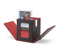 ZLCA Scatola per mazzo MTG con finestra di visualizzazione Commander, scatola di immagazzinaggio per carte collezionabili, contiene fino a 100 carte a doppia manica, adatta per TCG/CCG/PTCG/EDH/Magic
