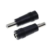 ZLGYGLEO 1 pz 5,5 x 2,1 mm femmina a 5,5 x 2,5 mm maschio adattatore connettore di alimentazione CC 5,5 * 2,1 femmina a maschio 5,5 * 2,5