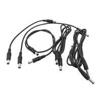 ZLGYGLEO 1 pz 5,5 x 2,1 mm Maschio a 5,5 x 2,1 mm Maschio Adattatore connettore di Alimentazione CC Cavo di prolunga di Alimentazione 0,2/0,3/0,5/1/1,5 m(1.5M)