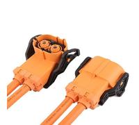 ZLGYGLEO 1 pz Batterie 125A 150A 200A DC 1500V Connettore ad alta tensione 2P Spina ad angolo retto Connettore terminale Connettore ad alta potenza(Socket,200A)