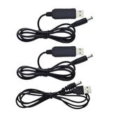 ZLGYGLEO 1 pz. Cavo adattatore convertitore USB step-up da 5 V a 5 V, 9 V, 12 V, connettore maschio da 2,1 x 5,5 mm, for aumentare la potenza del segnale USB(5V)