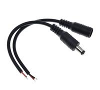 ZLGYGLEO 1 Set 5,5x2,1 connettore for Cavo Maschio o Femmina CC for Striscia LED 3528 5050(1pcs DC Female)