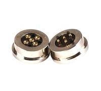 ZLGYGLEO 1 Set di connettori Pogo Pin magnetici a Molla 5 Pin Passo 13,5 mm Foro Passante Maschio Femmina 2A 5V DC sonda di Carica di Alimentazione