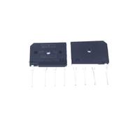 ZLGYGLEO 10/30/50/100PCS RBV5006 Ponte raddrizzatore Stack 50A 600V Ponte Piatto Ponte raddrizzatore ad Alta Tensione e Grande Corrente(10PCS)