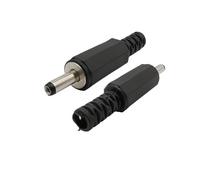 ZLGYGLEO 10 pezzi 3,5 x 1,3 mm 5,5 x 2,1 mm 5,5 x 2,5 mm 6,5 x 4,4 mm Adattatore jack maschio di alimentazione CC Cavo connettore elettrico di ricarica(5.5 x 2.5mm)