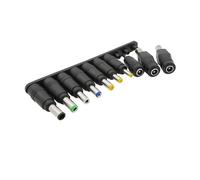 ZLGYGLEO 10 Pezzi 5,5x2,1 mm DC Femmina a Maschio Jack di Alimentazione connettore Adattatore convertitore di Ricarica