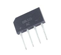 ZLGYGLEO 10 Pezzi GBL610 Ponte raddrizzatore 6A/1000V GBL6M Ponte Stack